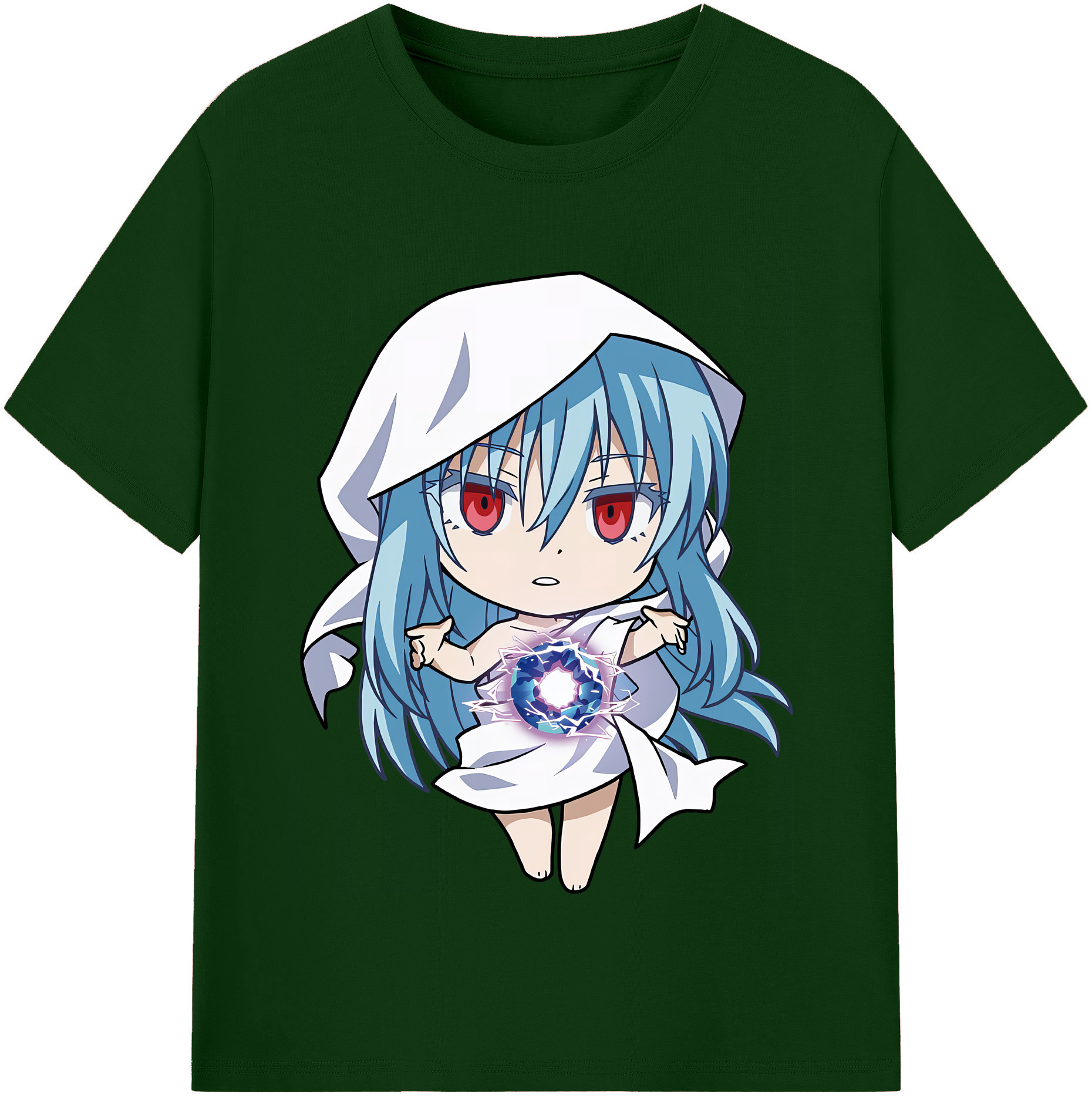（画像用） 転スラ Regarding Reincarnated to Slime 綿100％半袖Tシャツ（フロントプリント）